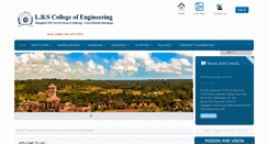 Desktop Screenshot of lbscek.ac.in